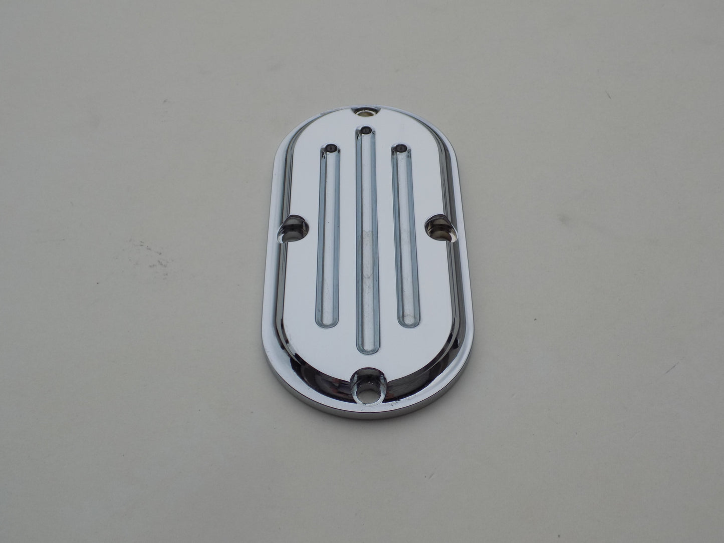 AMMO BELT CHROME PRIMARY INSPECTION COVER 1965-2006 BIG TWIN