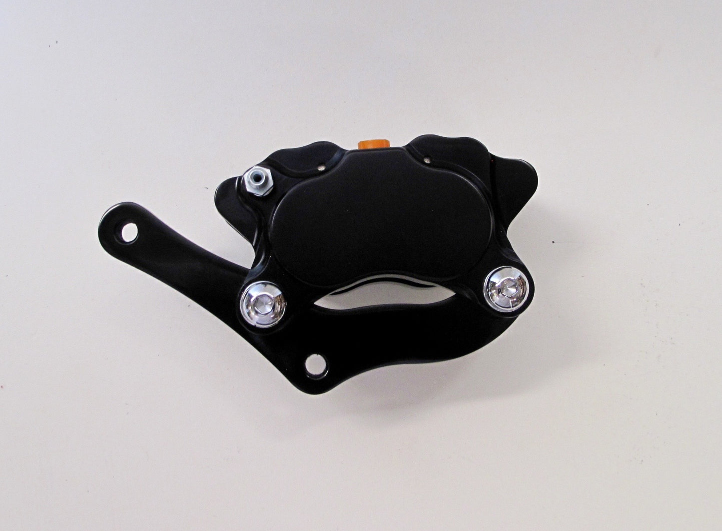 4-PISTON GLOSS BLACK FRONT & REAR BRAKE CALIPER KIT FOR 87-99 SOFTAIL
