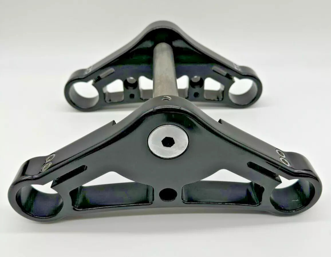 39MM MID-GLIDE TRIPLE TREE KIT - BLACK - 1988-1999 FXR / SPORTSTER / DYNA