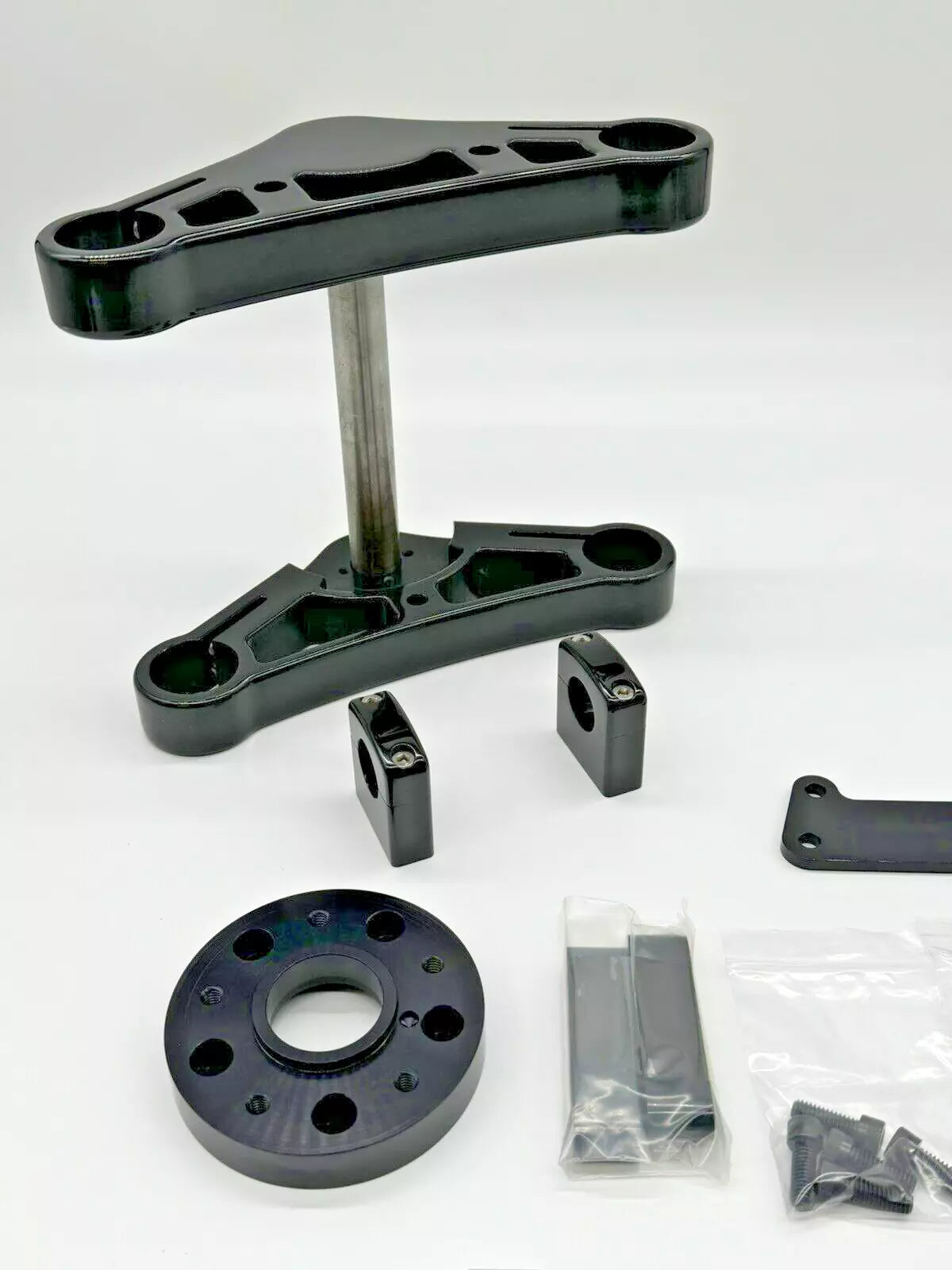 39MM MID-GLIDE TRIPLE TREE KIT - BLACK - 1988-1999 FXR / SPORTSTER / DYNA