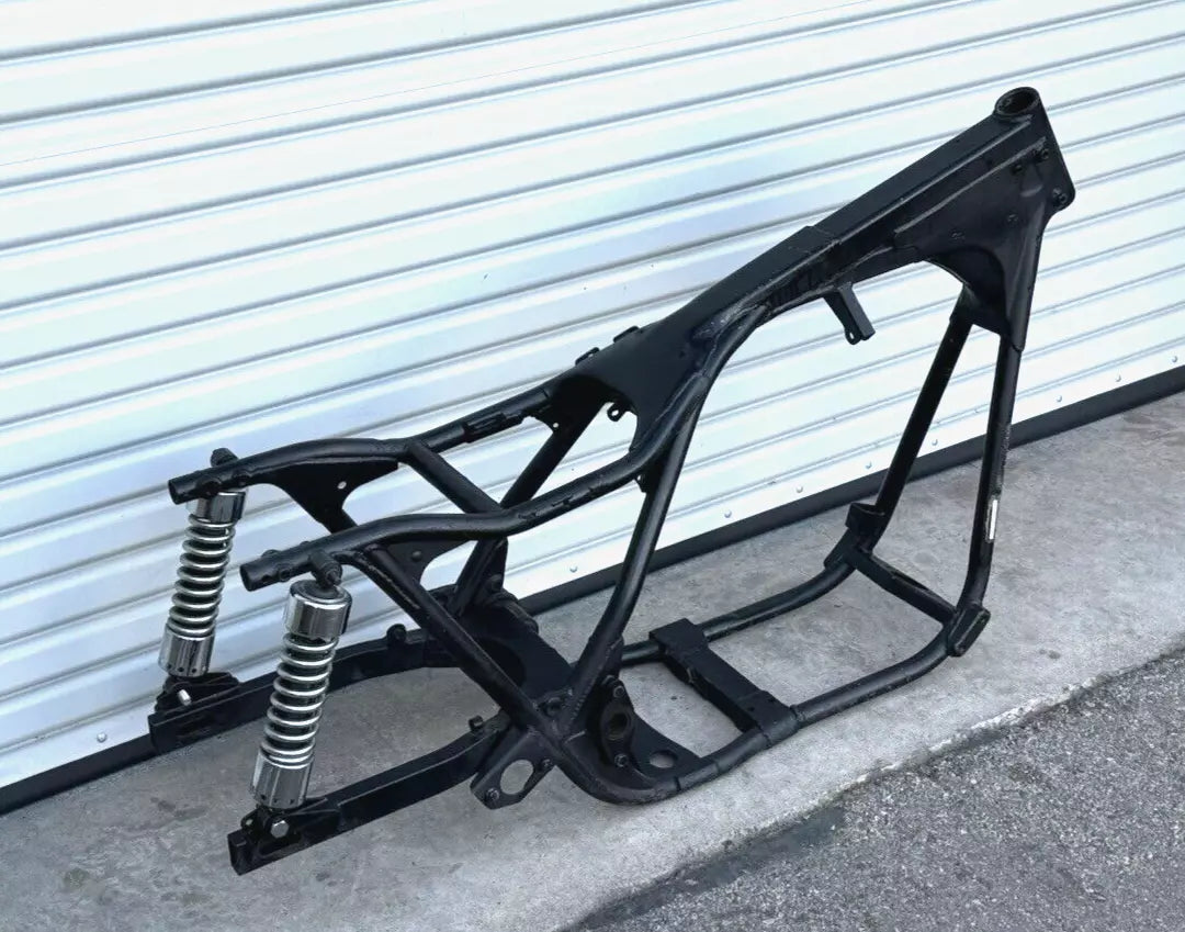 1985 HARLEY-DAVIDSON FXR FRAME FXRP SUPER GLIDE POLICE W/ SWINGARM & SHOCKS