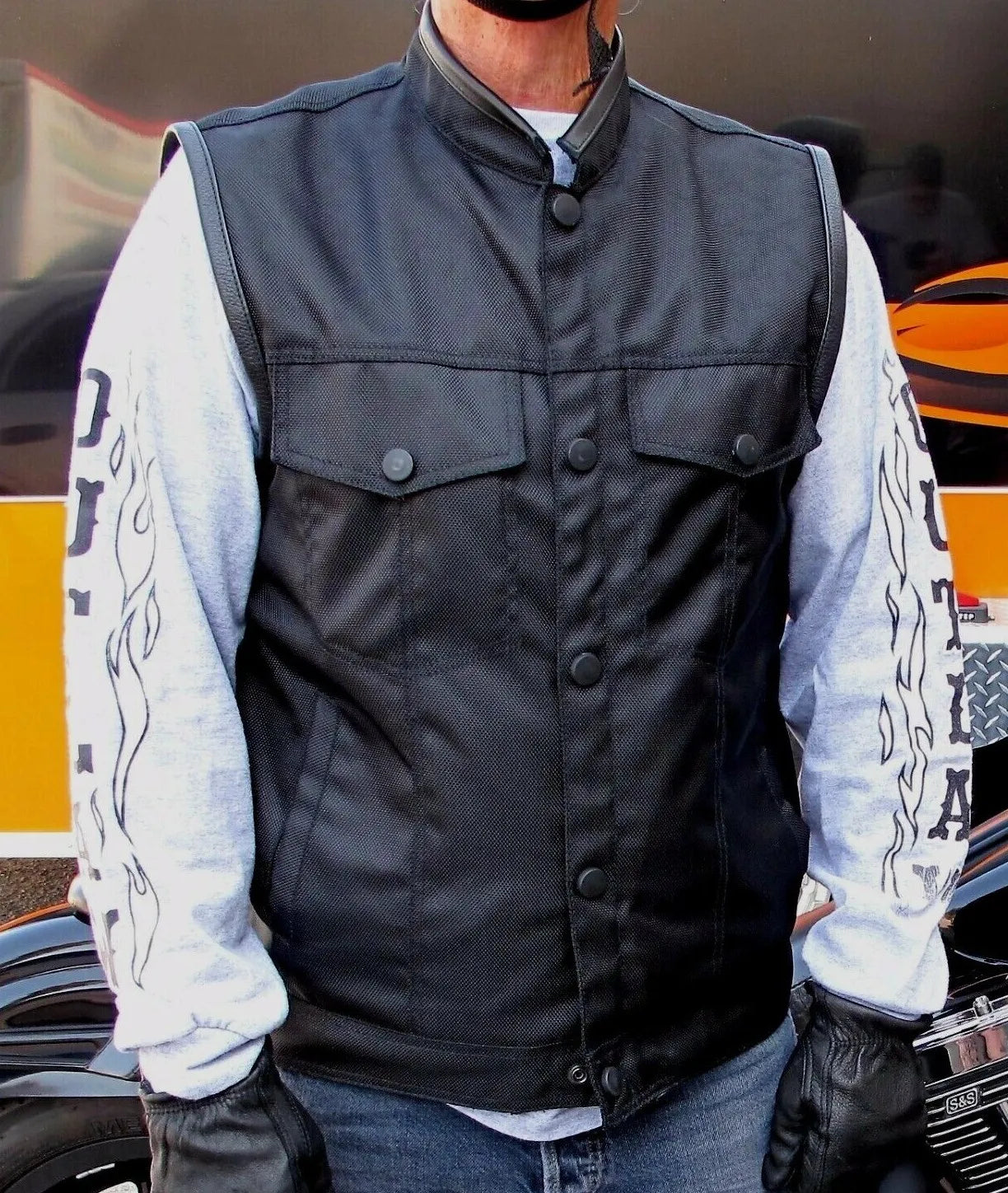 Textile Motorcycle Vest