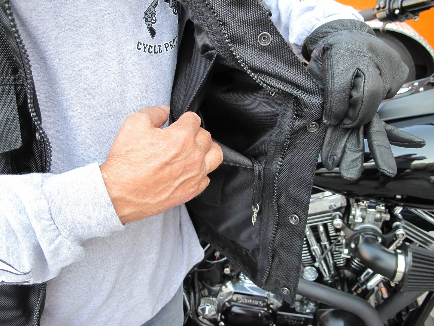 Textile Motorcycle Vest