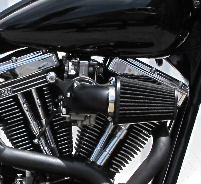 AIR CLEANER KIT - 1993-2016 DYNA SOFTAIL BIG-TWIN - BLACK
