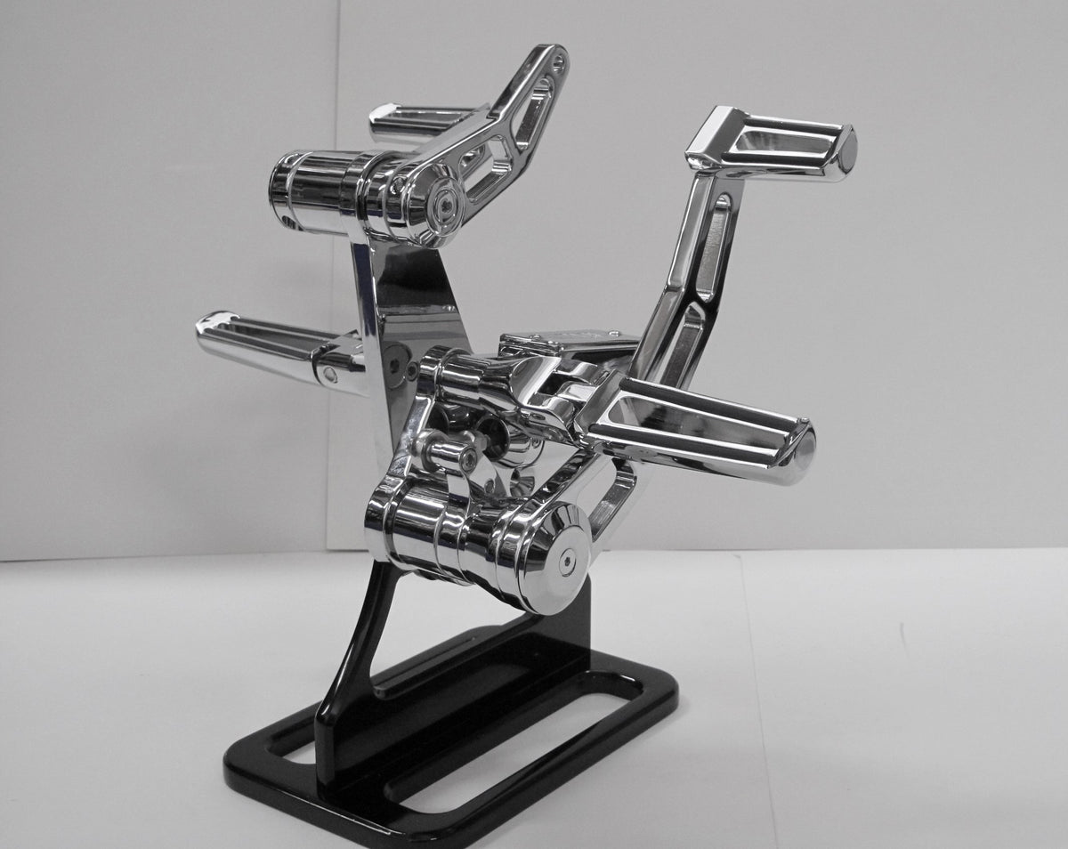 FXR CHROME FORWARD CONTROLS HARLEY FXRS/P/T – Outlaw Cycle Products