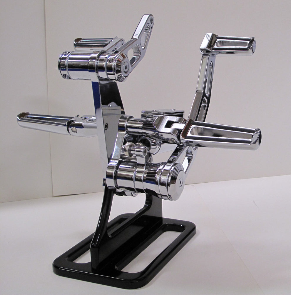 FXR CHROME FORWARD CONTROLS HARLEY FXRS/P/T – Outlaw Cycle Products