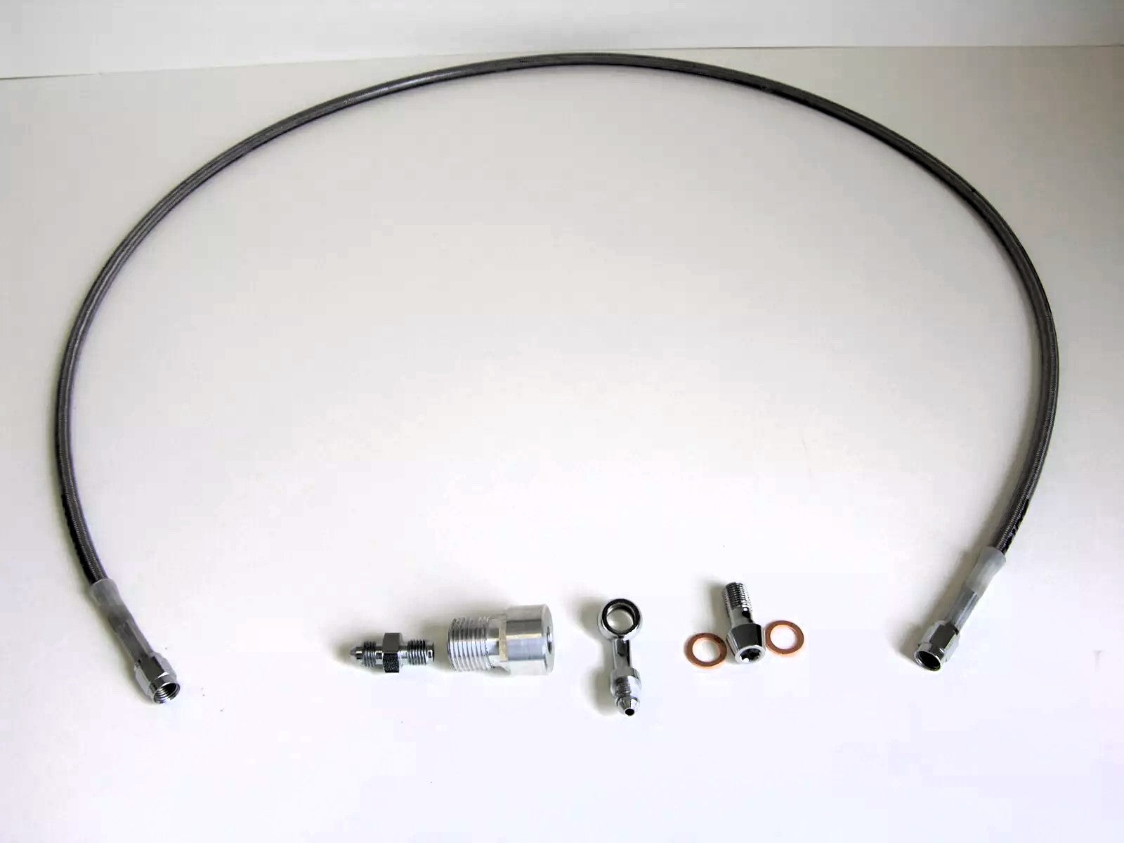 DYNA FORWARD CONTROL BRAKE LINE KIT BANJO BOLT & FITTINGS HARLEY FXD/B ...